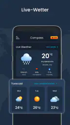 Digitaler Kompass & Wetter screenshot