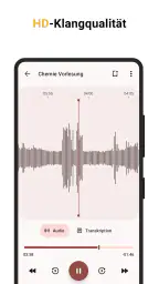 Diktiergerät screenshot