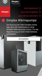 Dimplex Home screenshot