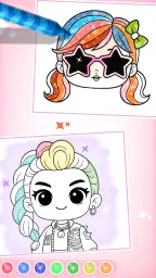 Doll Princess Coloring Games screenshot