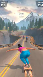 Downhill Skate Race Rennspiele screenshot