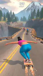 Downhill Skate Race Rennspiele screenshot