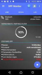 DPF Monitor - Fiat, Alfa Romeo screenshot