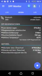 DPF Monitor - Fiat, Alfa Romeo screenshot