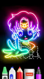 Draw Glow Comics screenshot