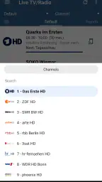 dream Player for TVHeadend screenshot