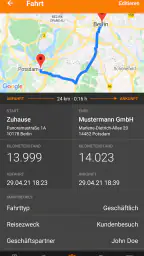 Driverslog Pro 2 - Fahrtenbuch screenshot