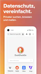 DuckDuckGo Browser, Search, AI screenshot