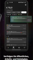 EEVEE - Verfolgen Ladekosten screenshot