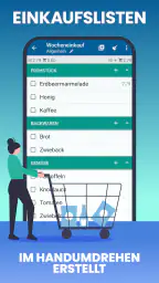 Einkaufsliste — Lister screenshot