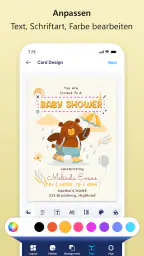 Einladungs Und Kartendesign screenshot