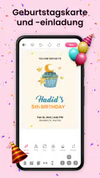 Einladungs Maker Kartendesign screenshot