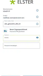 ElsterSecure - sicherer Login screenshot