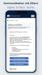 Elternnachricht screenshot