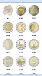 Euro-Münzsammlung screenshot
