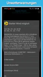 eWeather HDF: Wetter widget screenshot