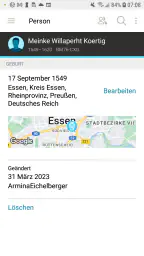 FamilySearch – Stammbaum screenshot