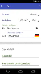 FAX.de FreeFax screenshot