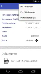 FAX.de FreeFax screenshot