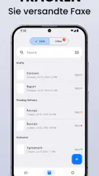 FaxFree: Fax senden vom Handy screenshot