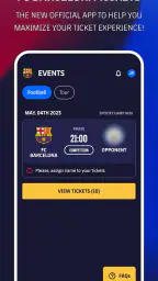 FC Barcelona Tickets screenshot