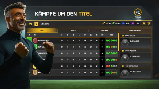 FC Manager 26 Fußballspiel screenshot