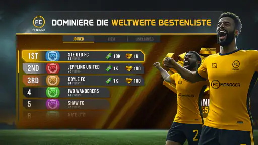FC Manager 26 Fußballspiel screenshot