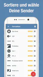 Fernsehen App mit Live TV screenshot