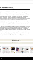 Finanz und Wirtschaft E-Paper screenshot