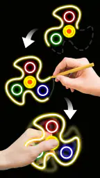 Fingerspinner: Glow Art Draw screenshot