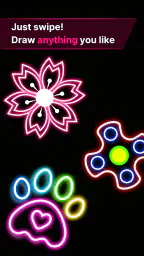 Fingerspinner: Glow Art Draw screenshot