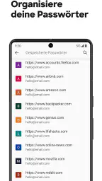 Firefox: Privater Browser screenshot