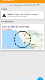 Fireguard: Waldbrand-Tracker screenshot