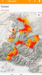 Fireguard: Waldbrand-Tracker screenshot