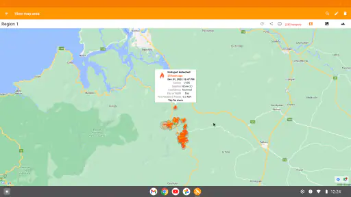 Fireguard: Waldbrand-Tracker screenshot