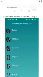 Fitbit Versa 2 App Guide screenshot