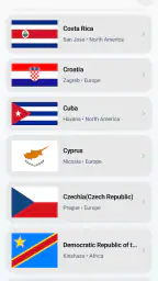 Flags of the World Quiz screenshot
