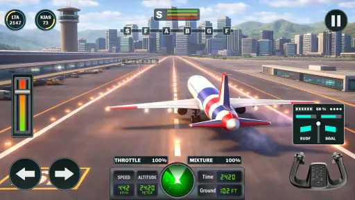 Flight Simulator Airplane Game screenshot