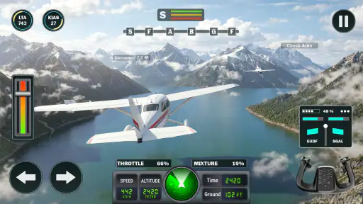 Flight Simulator Airplane Game screenshot