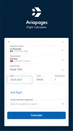 Flight Time Calculator screenshot