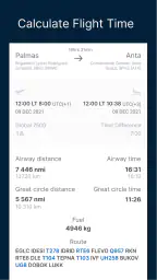 Flight Time Calculator screenshot
