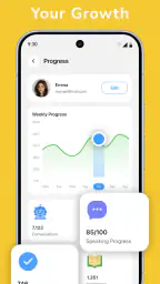 Fluzy: English Conversation AI screenshot