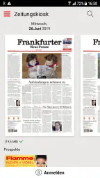 FNP Zeitung screenshot