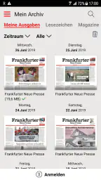 FNP Zeitung screenshot