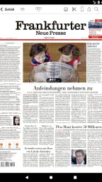 FNP Zeitung screenshot