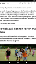 FNP Zeitung screenshot