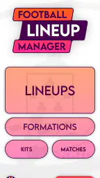 Football Lineup Manager screenshot