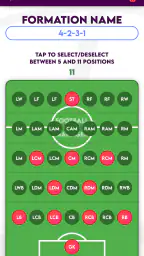 Football Lineup Manager screenshot