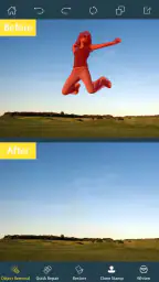 Foto Retusche-Objekte löschen screenshot