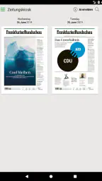 FR Digitale Zeitung screenshot